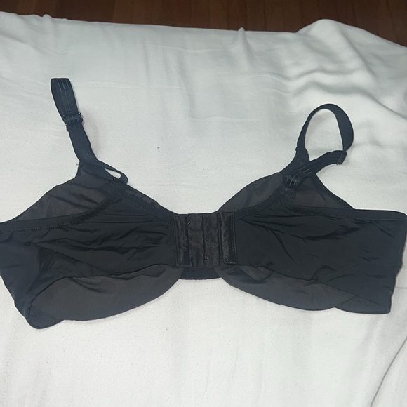 Black Bra Olga bra size 38D black no wire bra - Picture 5 of 12
